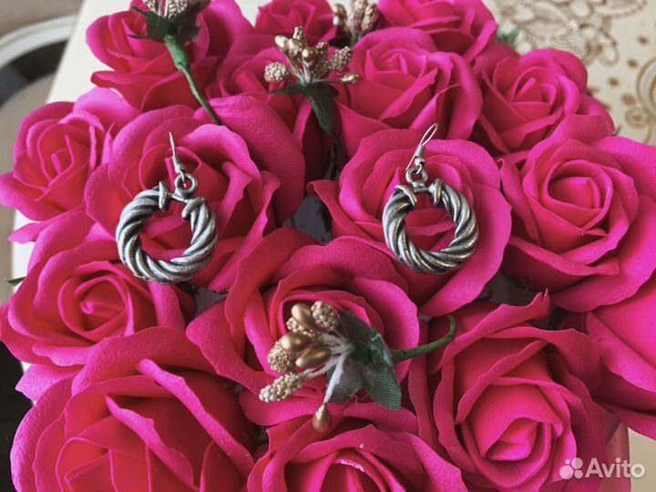 Серьги этно