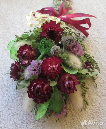 Подарок девушке, женщине - букет из сухоцветов