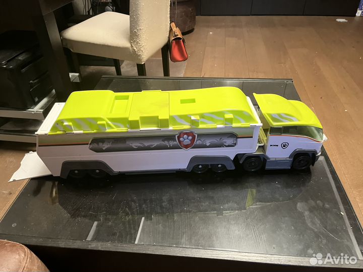 Большой грузовик щенячий патруль со звуками