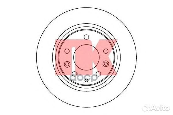 Диск тормозной 313246 Nk