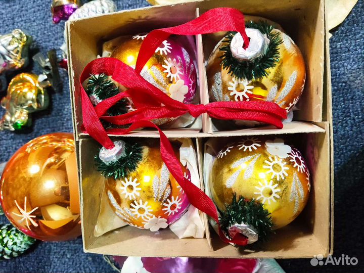 Елочные игрушки СССР