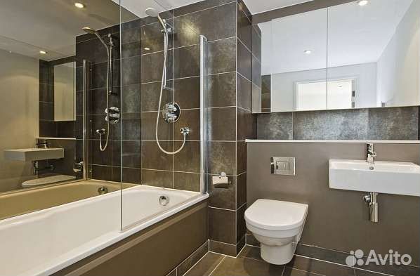 Положить плитку в ванной,туалете,на кухне ок