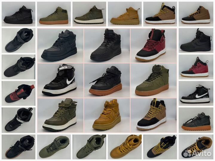 Меховые Кроссовки Nike на Gore-Tex Новые Зима