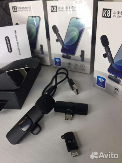 Микрофон петличка беспроводной для Type-c и iPhone