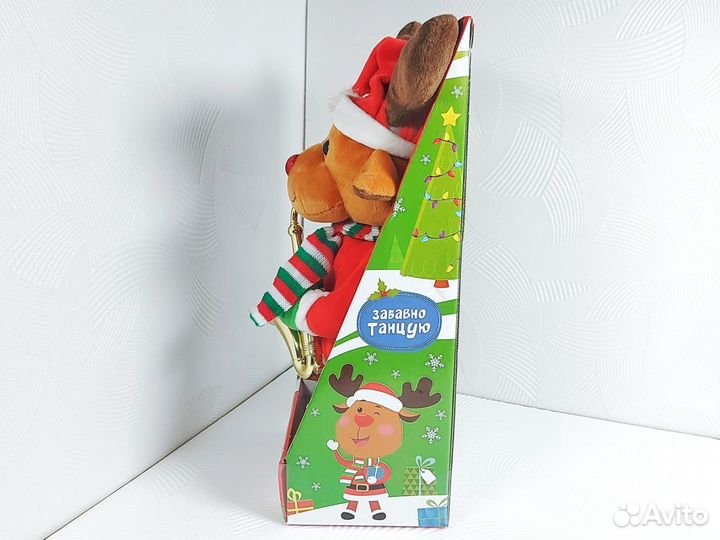 Поющий и танцующий Новогодний Олень Новый