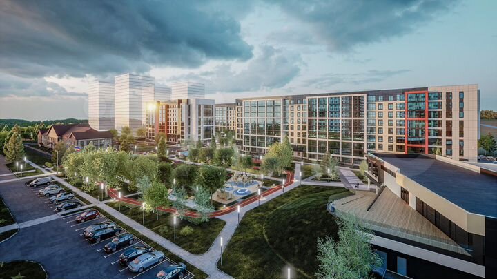 2-к. квартира, 46 м², 16/18 эт.