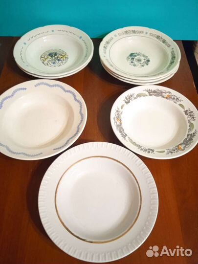 Тарелки новые и б/у СССР