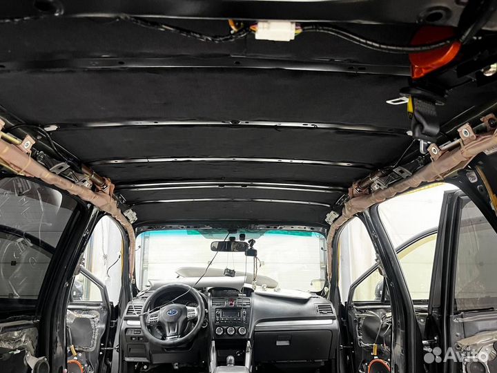 Шумоизоляция крыши автомобиля