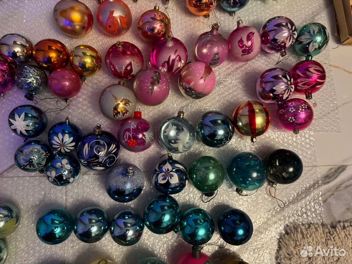 Елочные игрушки СССР и гдр шары