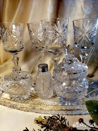 Хрустальный набор, фужеры