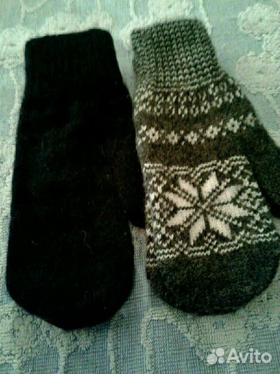 Мужские варежки и перчатки