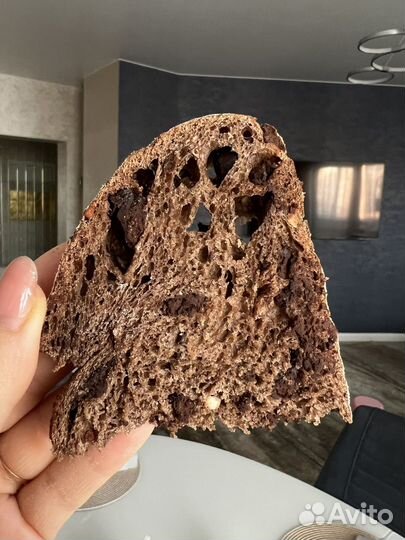 Шоколадный хлеб на закваске