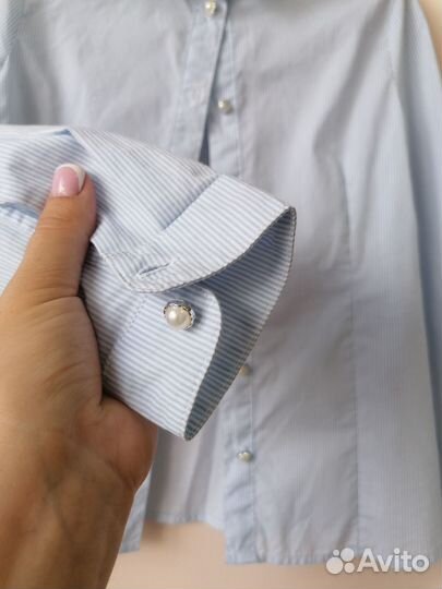 Рубашка блузки школьная на девочку 122 - 128