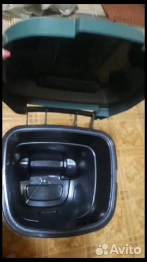 Бак для мусора на колесах, А2 цвет черно -зеленый