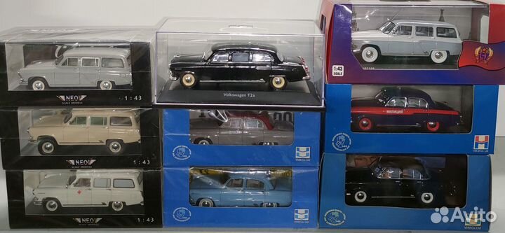 Газ 21, газ 22 коллекция 1/43