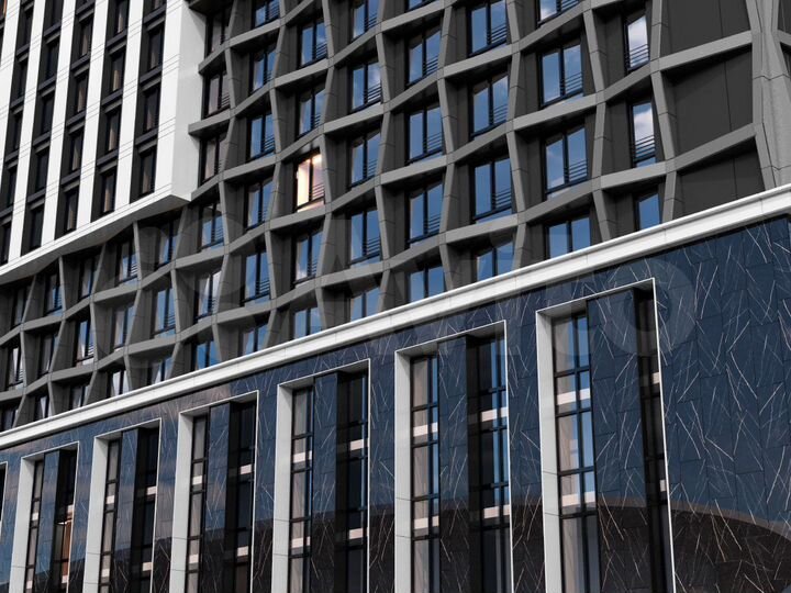 2-к. квартира, 41,6 м², 3/25 эт.