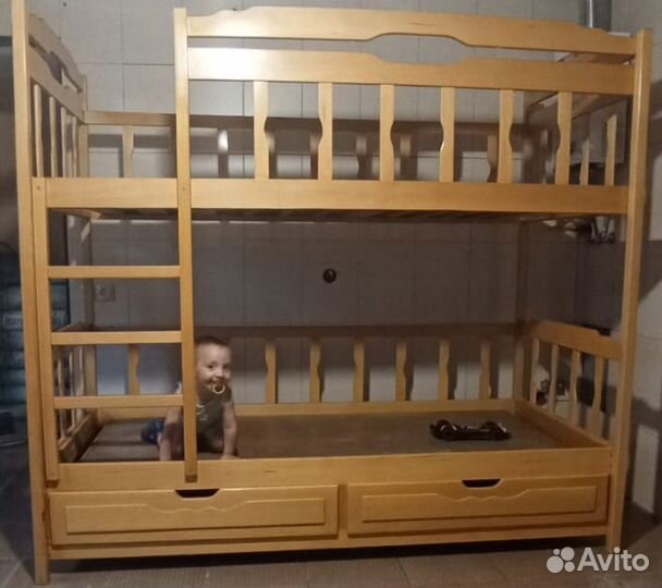 Двухъярусная кровать бу