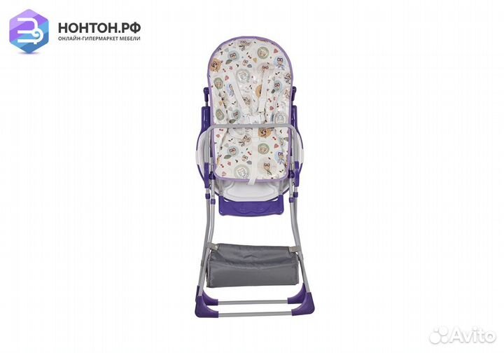 Стульчик для кормления Selby 252 совы фиолетовый