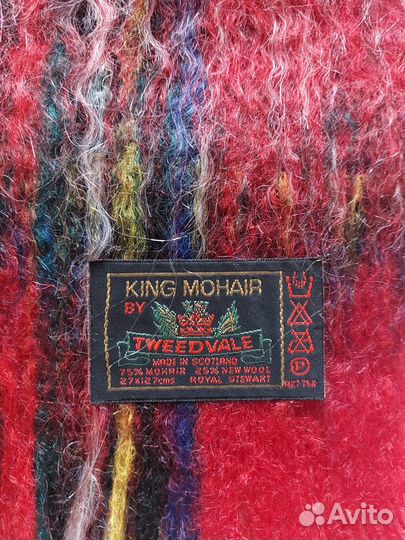 Шарф. King mohair by Tweedvale, Шотландия. Новый