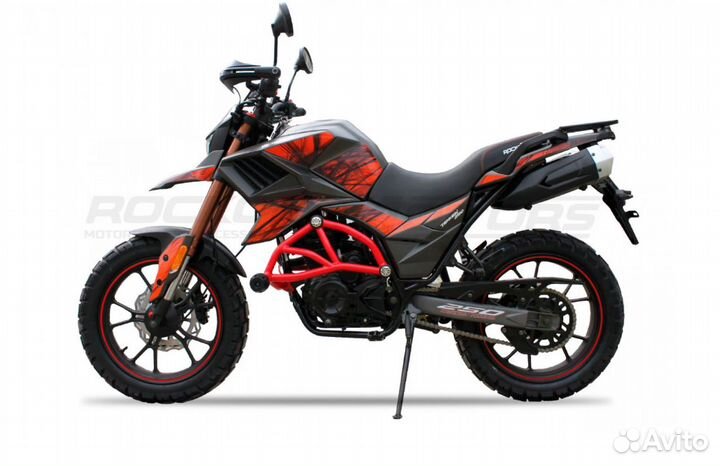 Мотоцикл турэндуро rockot hound 250 LUX птс оран