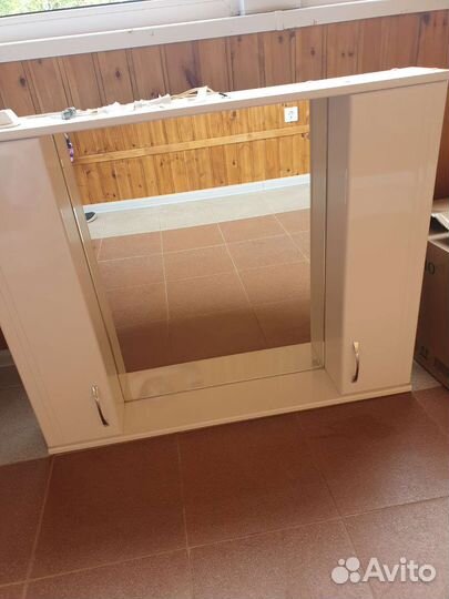 Зеркало с подсветкой для ванной,цвет белый