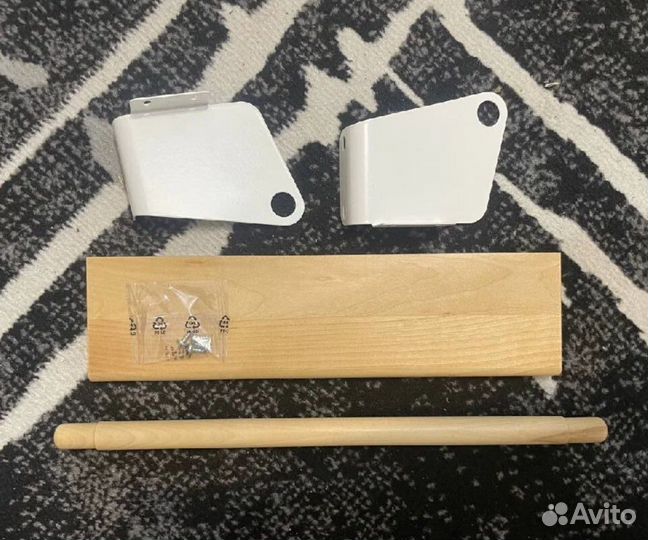 Полка для кухни икеа неребю 40х12х9.9 см, береза