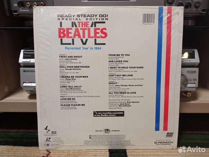 LD Lazer Disc The Beatles