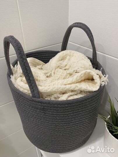 Корзины для белья, Хлопок, 30х30 и 35х35