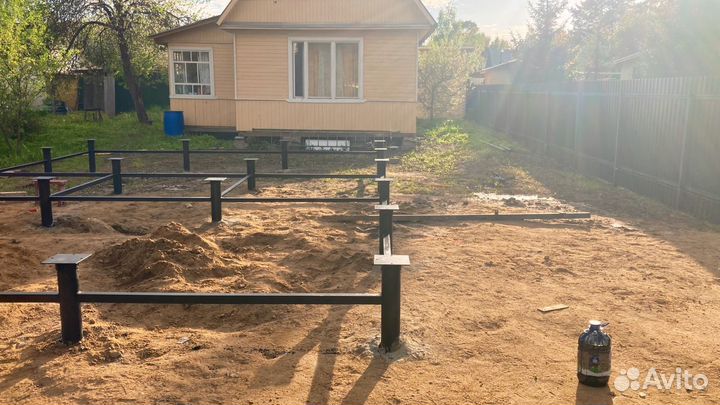 Монтаж винтовых свай