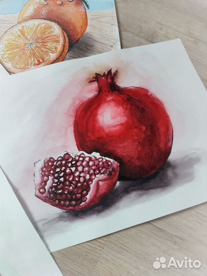 Рисунок в стиле скетчинг формат А4