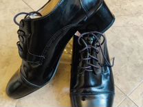 Ботинки, туфли, чёрные, кожа, Belwest, 39 р