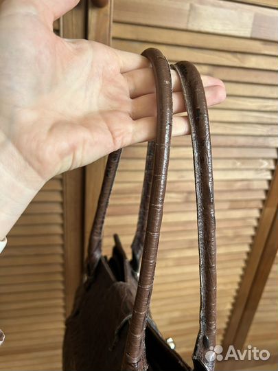 Сумка из натуралтной кожи А4