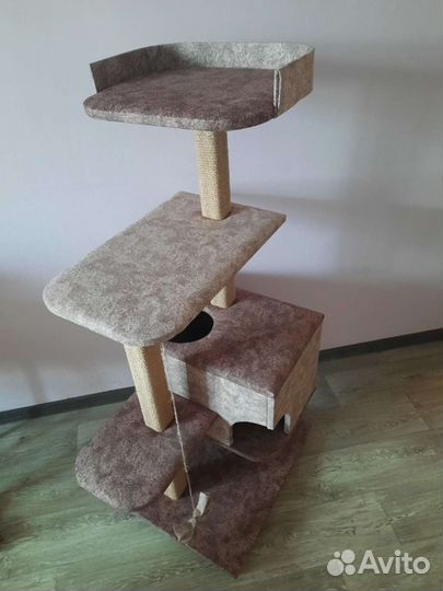 Когтеточка с лежанкой