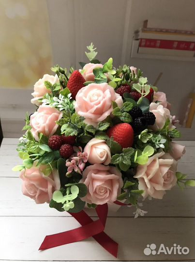 Цветы из мыла