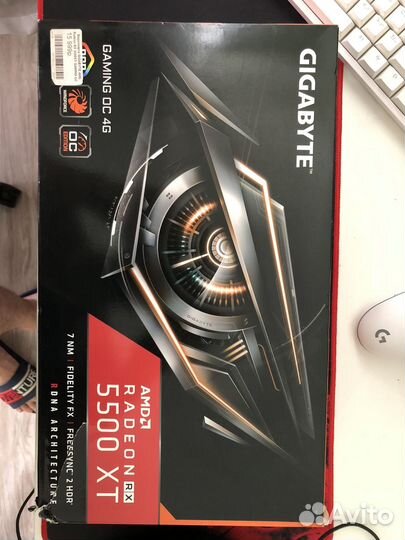 Видеокарта Rx 5500 xt 4gb