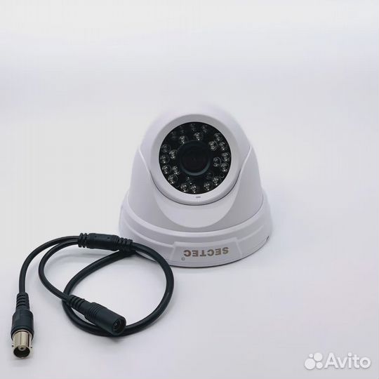 Купольная AHD 2Мп FullHD камера видеонаблюдения