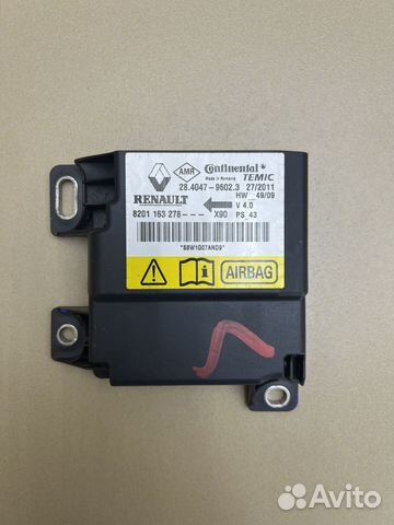 Блок AIR BAG Renault Logan 1