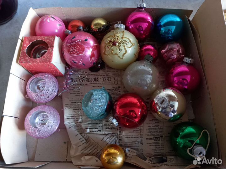 Елочные игрушки СССР