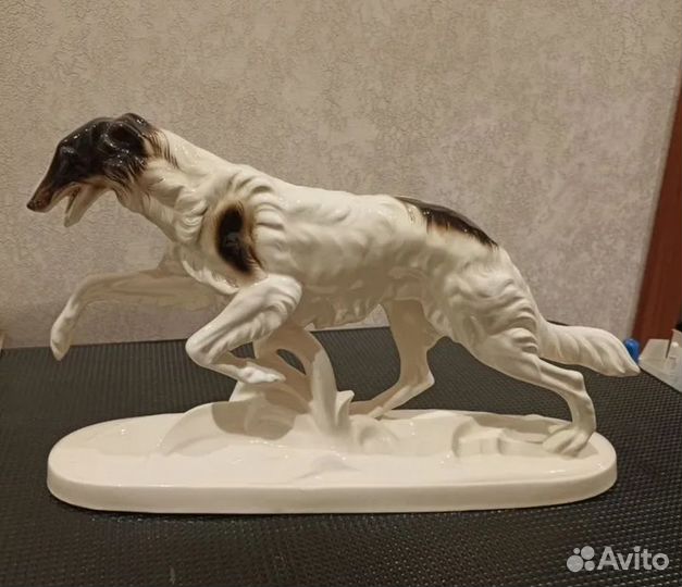 Статуэтка Hertwig ГДР борзая