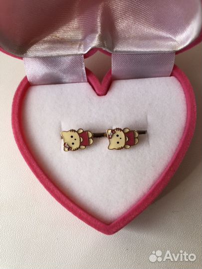 Золотые серьги