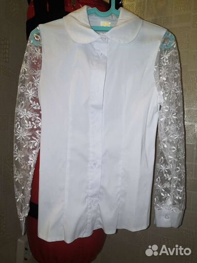 Блузка нарядная школьная 1-2класс