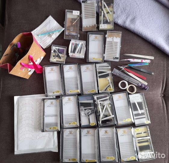 Кушетка для наращивания ресниц+ материалы