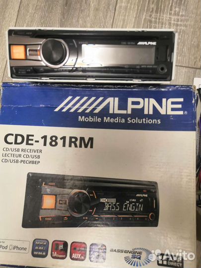 Магнитола Alpine CDA-181RM