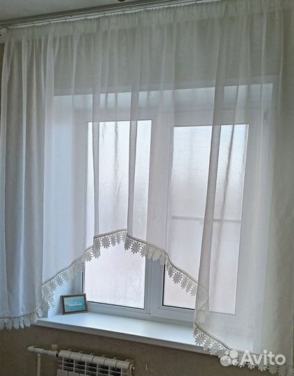 Штора для кухни новая