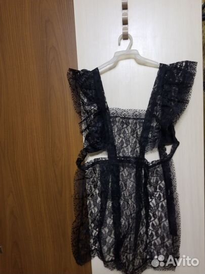 Школьный фартук черный