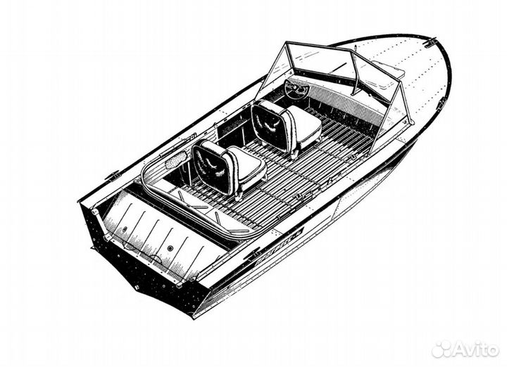 Экстерьер лодки яхты