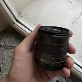 Объектив Canon EF-M 11-22mm — отличное состояние