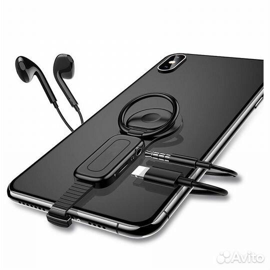 Usams адаптер audio 3,5 jack lightning