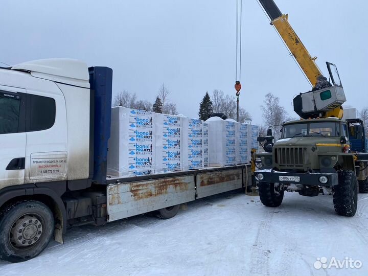 Пеноблоки с завода Бонолит