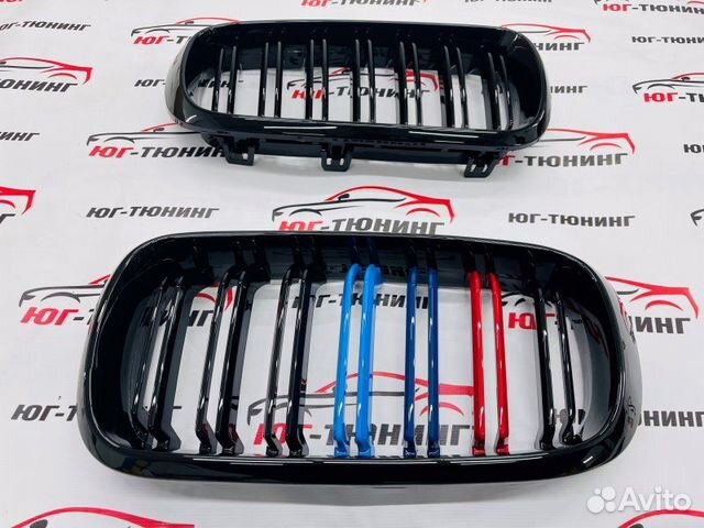 Ноздри BMW Х5 f15 в стиле Х5 М с триколором Bmw Х5